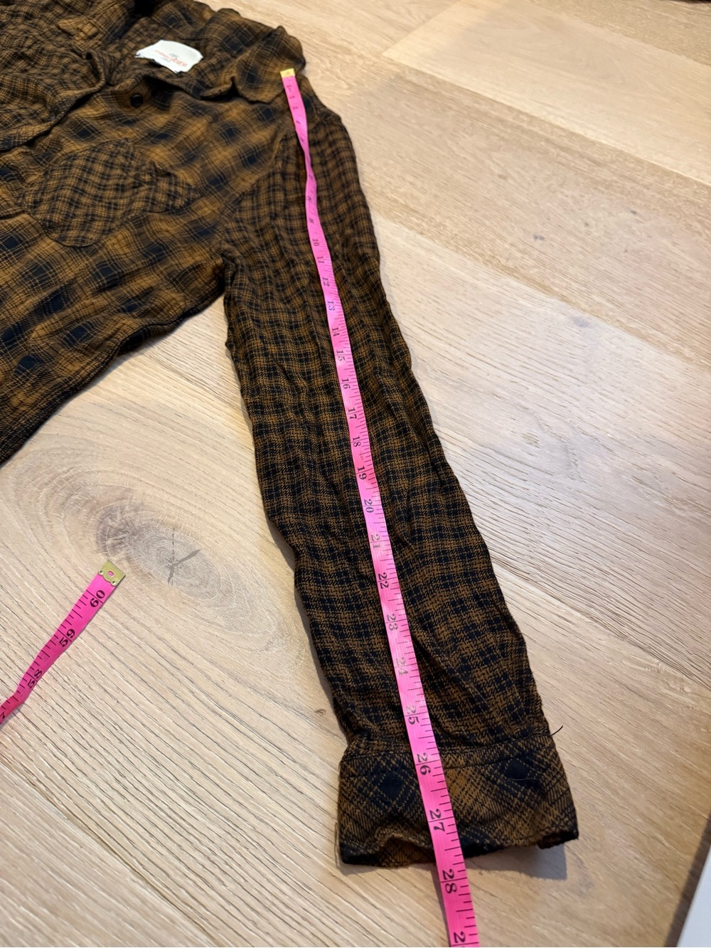 Casa Cabana Rayon Plaid Flannel Size Large - Picture 5 of 7